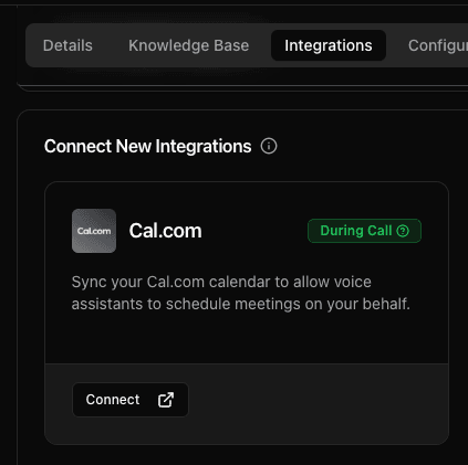 Agent configuration