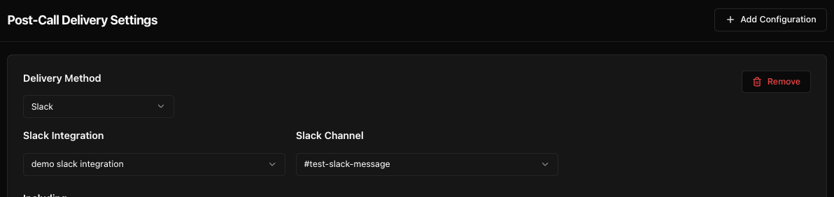 Slack Integration