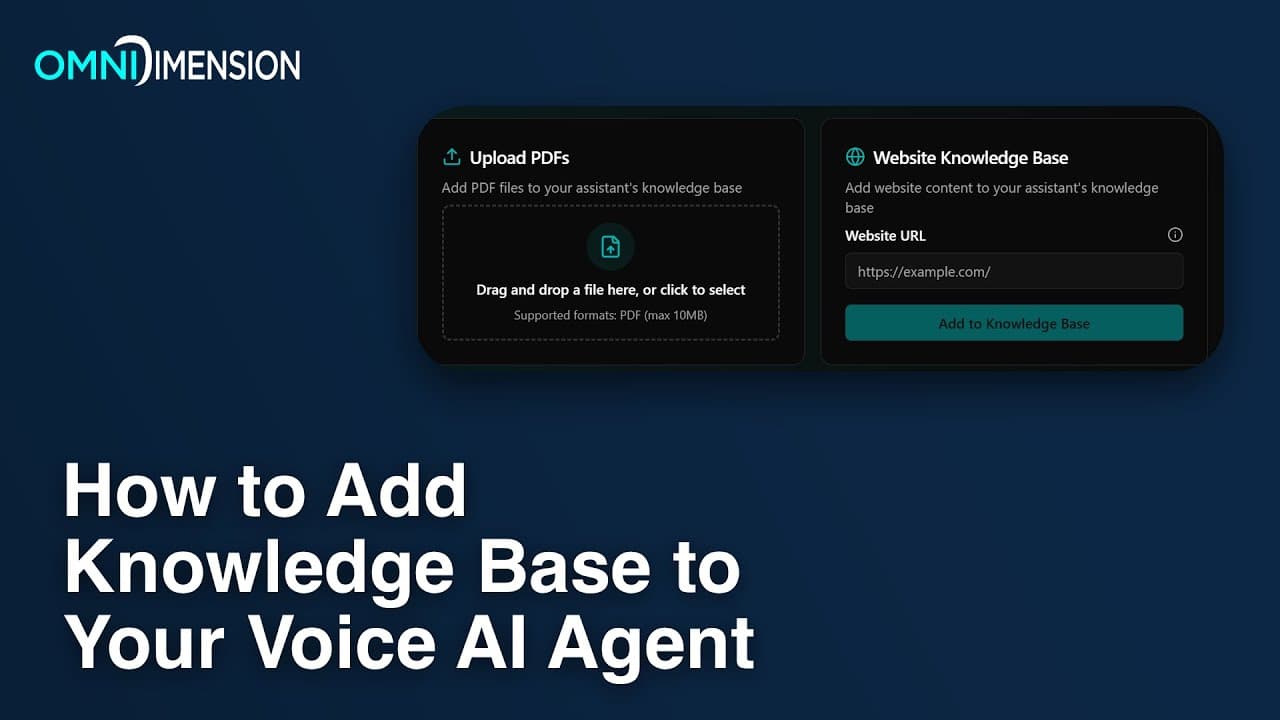 Video Tutorial: Adding Knowledge Base