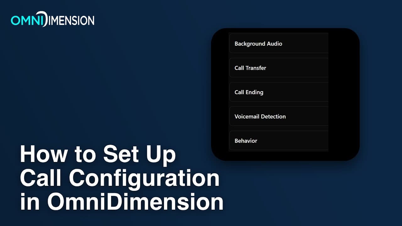 How to Set Up Call Configurations